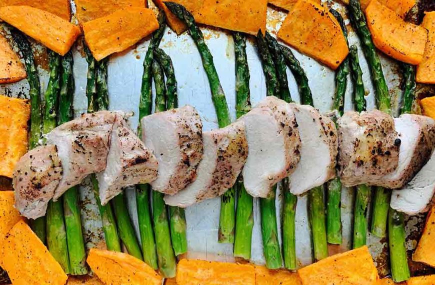 sheet-pan-pork-tenderloin-with-sweet-potatoes-and-asparagus
