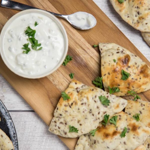 Grilled Flaxseed Flatbread Canadian Food Focus