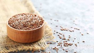 flaxseed in a bowl
