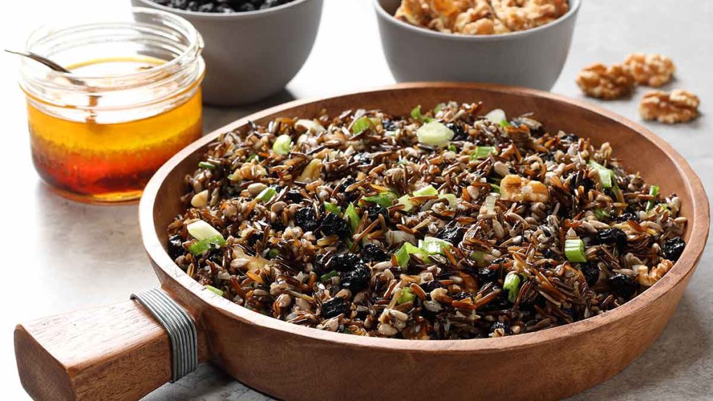 Wild Rice with Maple Vinaigrette Canadian Food Focus