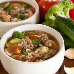 barley beef broccoli soup