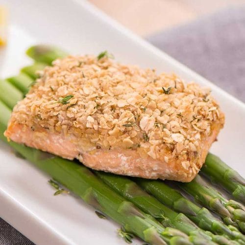 Honey-Mustard-Oat-Crusted-Salmon