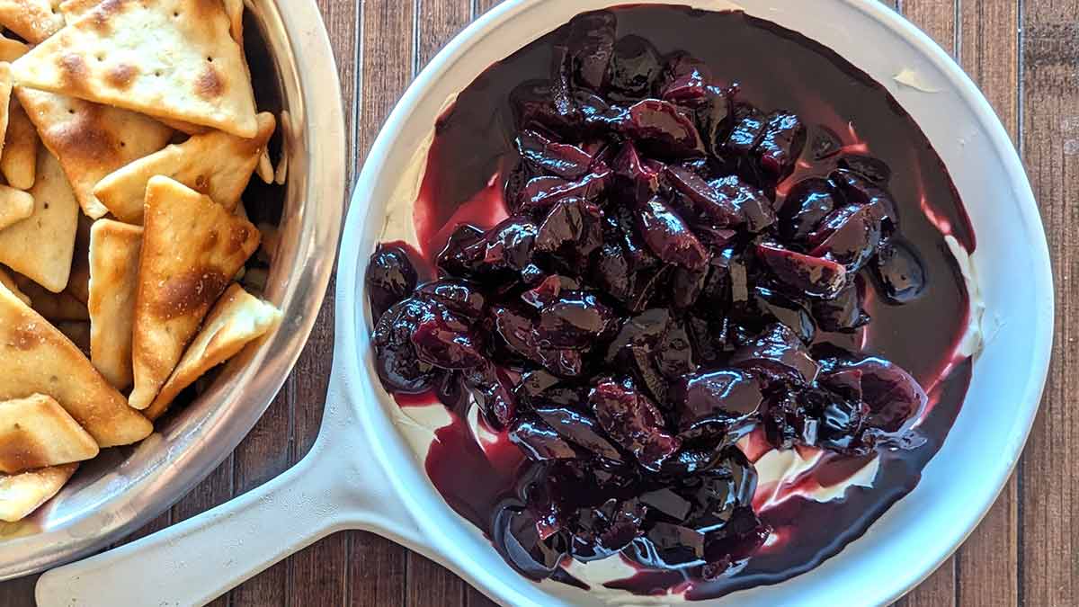 Roasted-Cherries-Whipped-Cream-Cheese-Dip