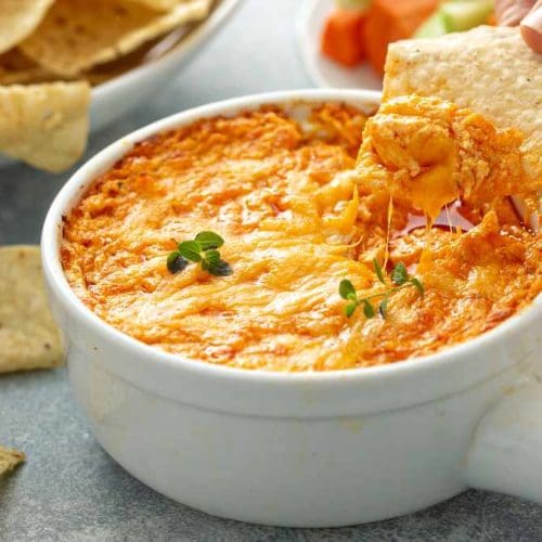 Cheesy Buffalo Chicken Dip