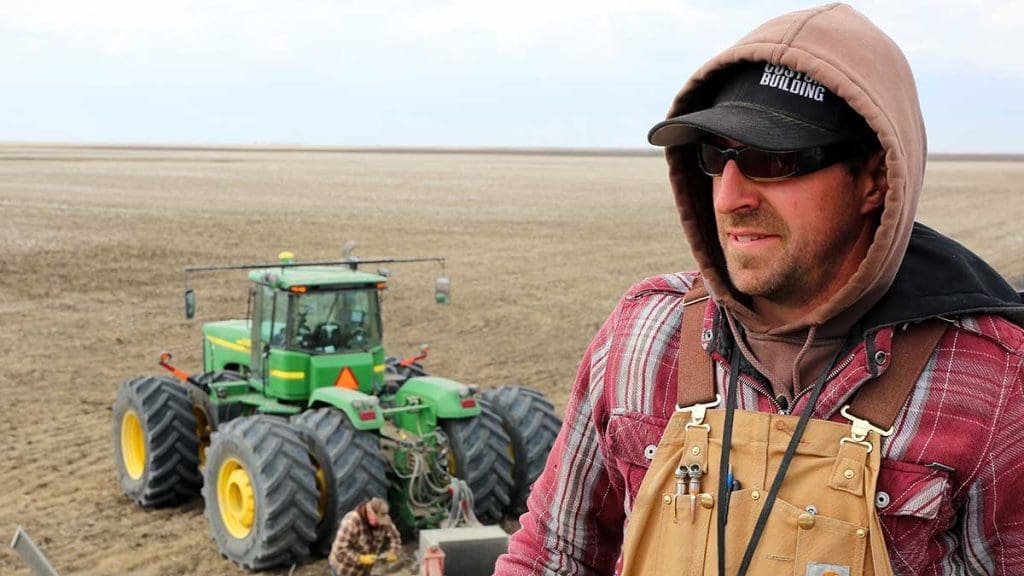 farmer and seeder