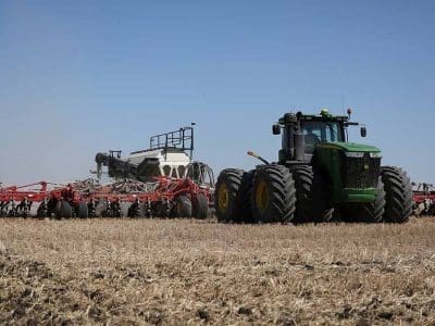 seeder in field