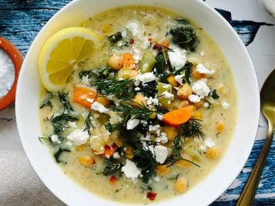 Lemon-Orzo-and-Chickpea-Soup