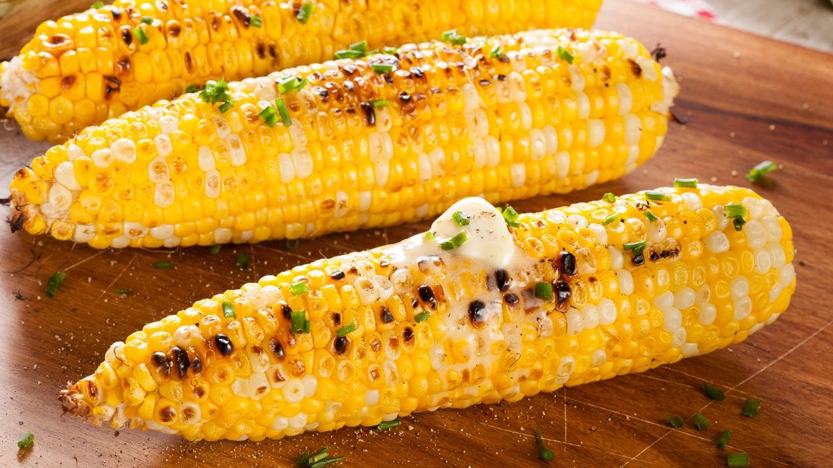 Grilled Corn Cob