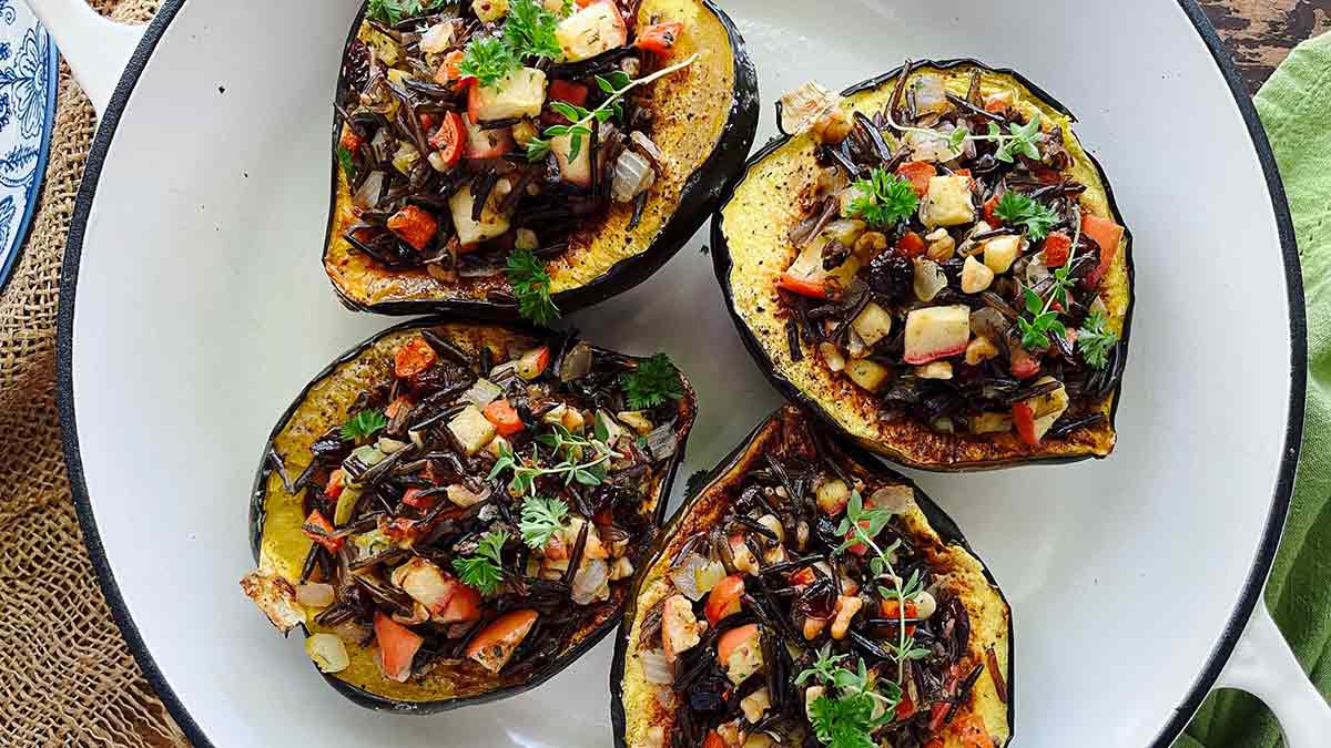 Wild-Rice-Stuffed-Acorn-Squash