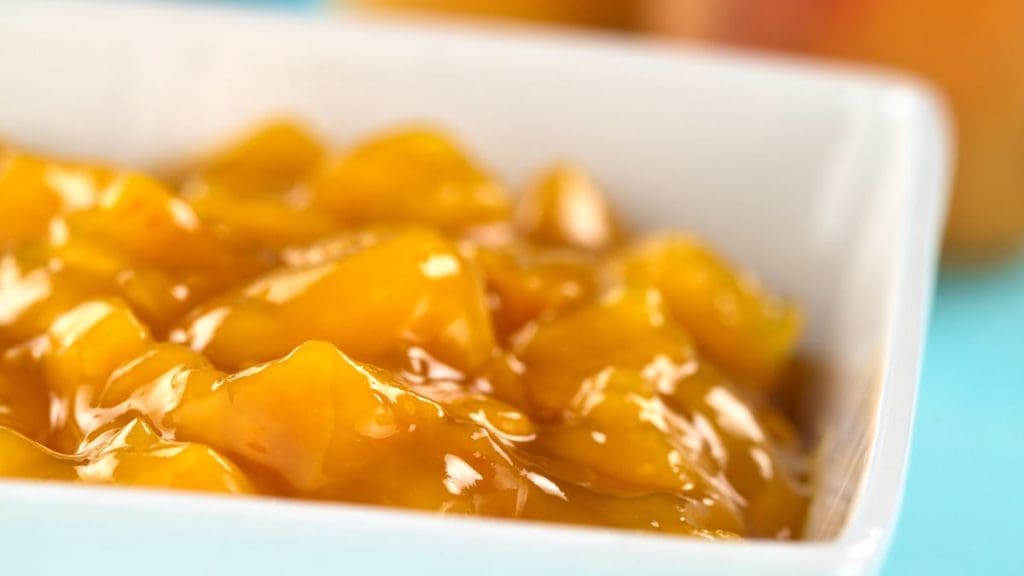peach compote
