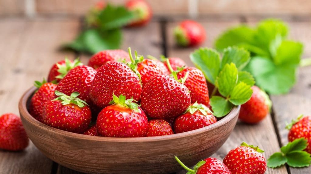 Strawberries in a Bowl
