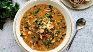 Hearty Beef Stroganoff Soup